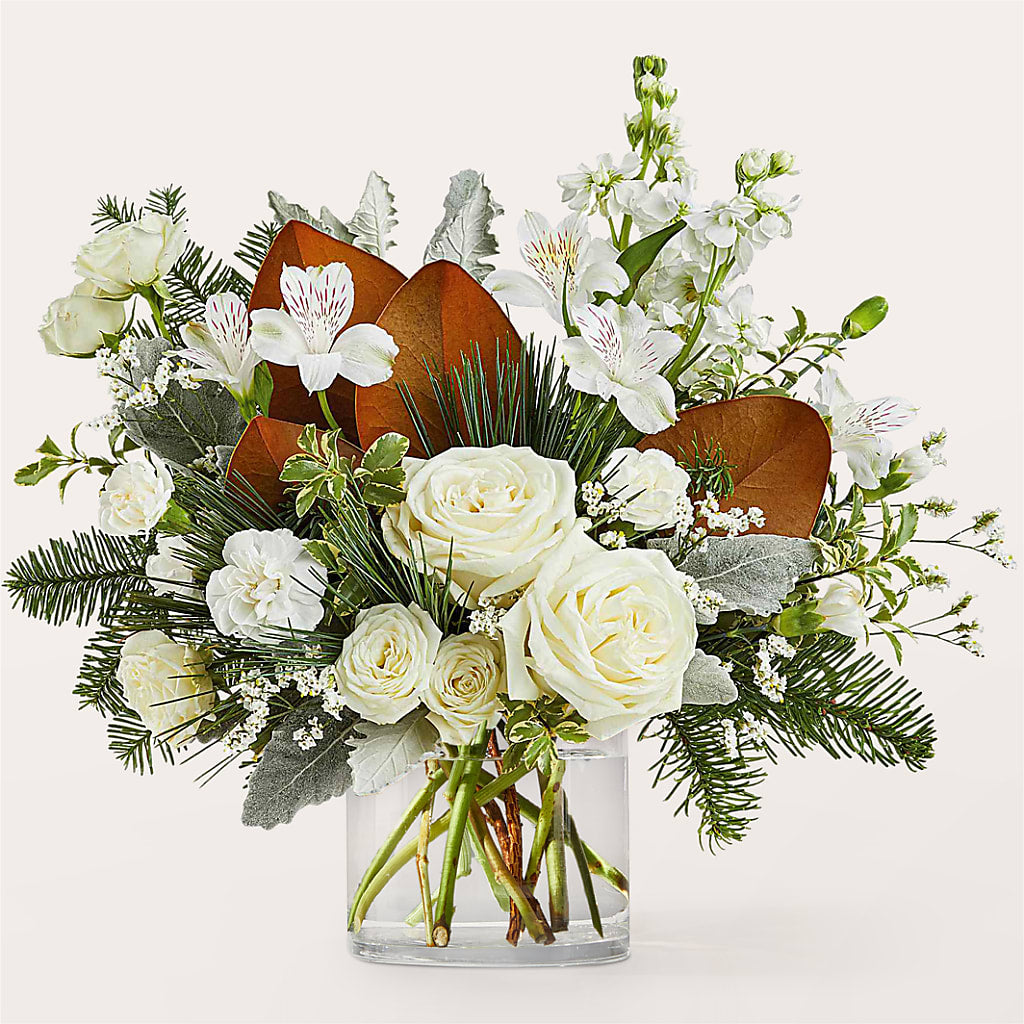 Fresh Snowfall Bouquet – MELINDA MCCOY'S FLOWERS, Long Beach CA