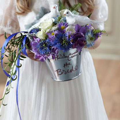 Enchantment Flower Girl Arrangement – MELINDA MCCOY'S FLOWERS, Long Beach CA