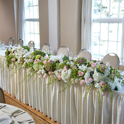 State of Joy Head Table Arrangement – MELINDA MCCOY'S FLOWERS, Long Beach CA