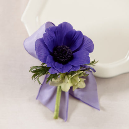 Purple Passion Boutonniere – MELINDA MCCOY'S FLOWERS, Long Beach CA