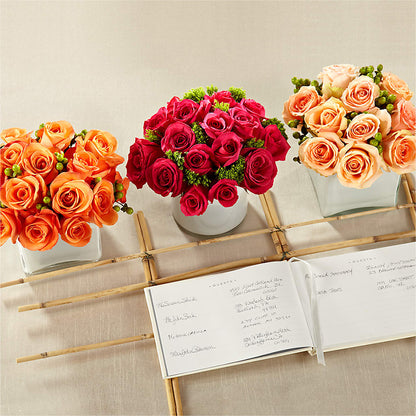 Dawn Rose Centerpiece – MELINDA MCCOY'S FLOWERS, Long Beach CA